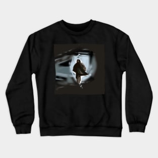 SOLITARY MAN, WALKING THROUGH A STORM Crewneck Sweatshirt